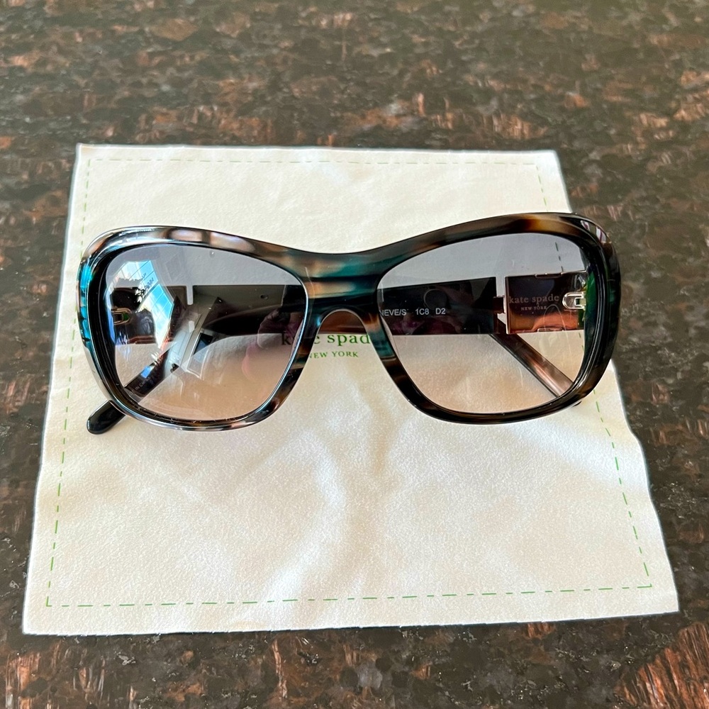 Kate Spade New York Rectangular Tortoise Shell Su… - image 1